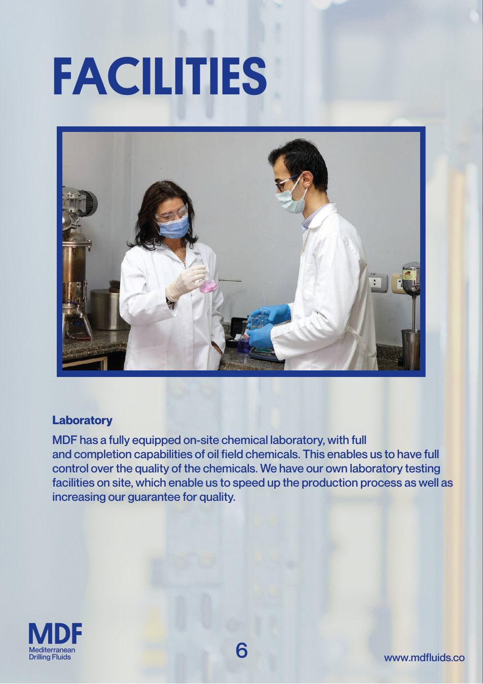 MDF laboratory
