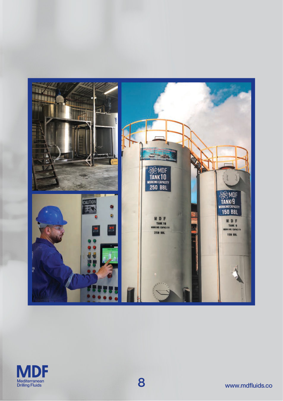 MDF tanks and control systems